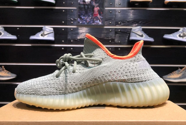 2021 Adidas FX9035 Yeezy Boost 350 V2 Desert Sage Reflective For Sale 4 2021 Adidas FX9035 Yeezy Boost 350 V2 Desert Sage Reflective For Sale - Image 2