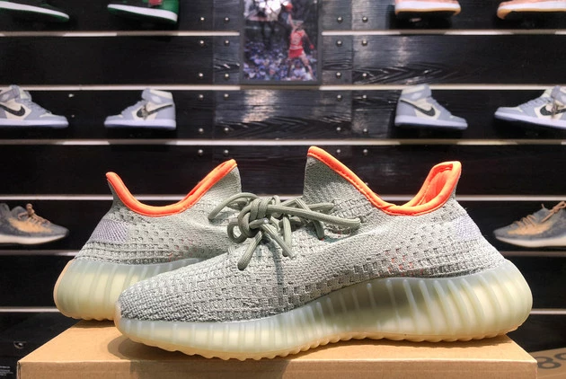 2021 Adidas FX9035 Yeezy Boost 350 V2 Desert Sage Reflective For Sale 7 2021 Adidas FX9035 Yeezy Boost 350 V2 Desert Sage Reflective For Sale - Image 5