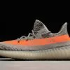 2021 Adidas Yeezy Boost 350 V2 Grey Orange GW1229 For Sale