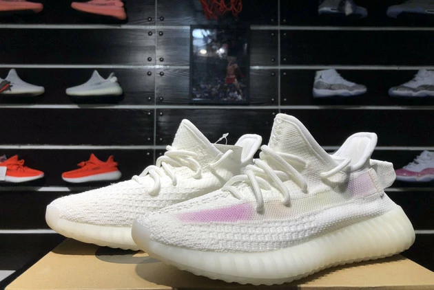 2021 Adidas Yeezy Boost 350 V2 White Purple EG7962 For Sale 7 2021 Adidas Yeezy Boost 350 V2 White Purple EG7962 For Sale - Image 5