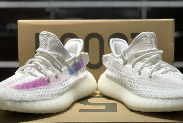 2021 Adidas Yeezy Boost 350 V2 White Purple EG7962 For Sale 9 2021 Adidas Yeezy Boost 350 V2 White Purple EG7962 For Sale - Image 7