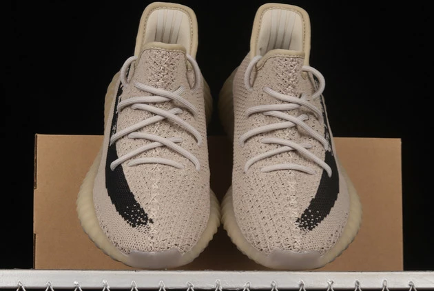 2022 New HP7870 Adidas Beige/Black Yeezy Boost 350 V2 Shoes 5 2022 New HP7870 Adidas Beige/Black Yeezy Boost 350 V2 Shoes - Image 3