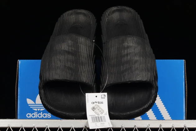 2022 Adidas Adilette 22 Slides Black GX6949 For Sale 3 2022 Adidas Adilette 22 Slides Black GX6949 For Sale