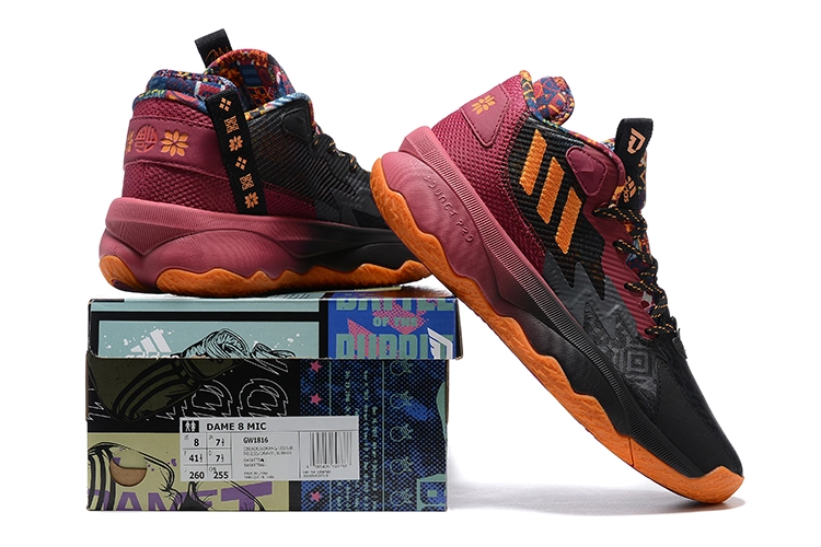 2022 Adidas Dame 8 "Chinese New Year" GW1816 Shoes 8 2022 Adidas Dame 8 "Chinese New Year" GW1816 Shoes - Image 6