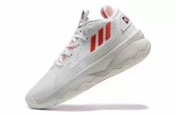 2022 Adidas Dame 8 Shoes White Red Black For Sale