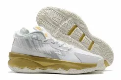 2022 Adidas Dame 8 White/Metallic Gold-Metallic Silver For Sale -Cheap Adidas Sambarose Store 2022 adidas Dame 8 White Gold Silver For Sale 1 1