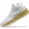 2022 Adidas Dame 8 White/Metallic Gold-Metallic Silver For Sale