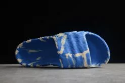 2022 Adidas Original Adilette 22 Slide Blue Beige GX6953 For Sale