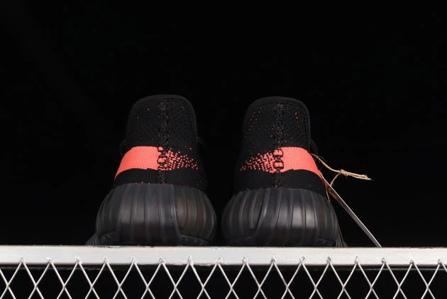 2022 Adidas Yeezy Boost 350 V2 "Red Stripe" Core Black Red BY9612 Shoes 6 2022 Adidas Yeezy Boost 350 V2 "Red Stripe" Core Black Red BY9612 Shoes - Image 4