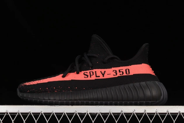 2022 Adidas Yeezy Boost 350 V2 "Red Stripe" Core Black Red BY9612 Shoes 3 2022 Adidas Yeezy Boost 350 V2 "Red Stripe" Core Black Red BY9612 Shoes