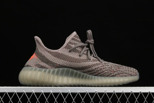 2023 Adidas Yeezy Boost 350 V2 Steeple Gray/Beluga/Solar Red BB1826 Shoes 4 2023 Adidas Yeezy Boost 350 V2 Steeple Gray/Beluga/Solar Red BB1826 Shoes - Image 2