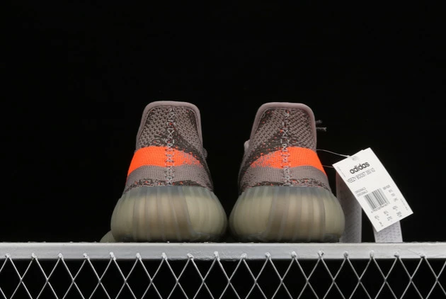 2023 Adidas Yeezy Boost 350 V2 Steeple Gray/Beluga/Solar Red BB1826 Shoes 6 2023 Adidas Yeezy Boost 350 V2 Steeple Gray/Beluga/Solar Red BB1826 Shoes - Image 4