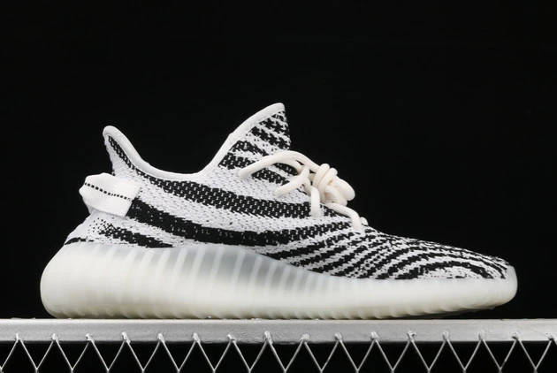 2023 Adidas Yeezy Boost 350 V2 "Zebra" White/Core Black-Red CP9654 Shoes 4 2023 Adidas Yeezy Boost 350 V2 "Zebra" White/Core Black-Red CP9654 Shoes - Image 2