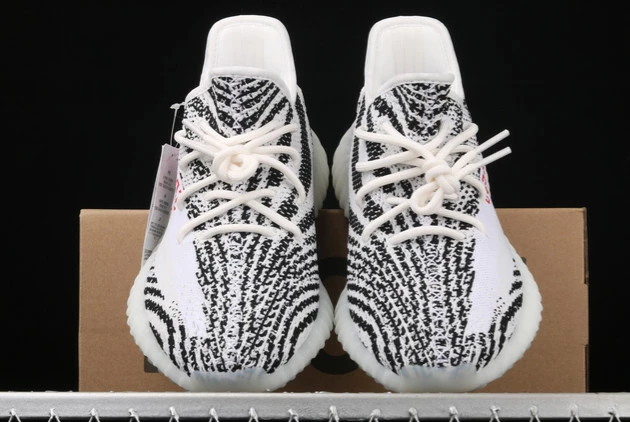 2023 Adidas Yeezy Boost 350 V2 "Zebra" White/Core Black-Red CP9654 Shoes 7 2023 Adidas Yeezy Boost 350 V2 "Zebra" White/Core Black-Red CP9654 Shoes - Image 5