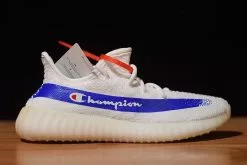 Champion X Adidas Yeezy Boost 350 V2 White Royal F36926