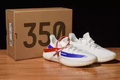 Champion X Adidas Yeezy Boost 350 V2 White Royal F36926 -Cheap Adidas Sambarose Store Champion x adidas Yeezy Boost 350 V2 White Royal 6