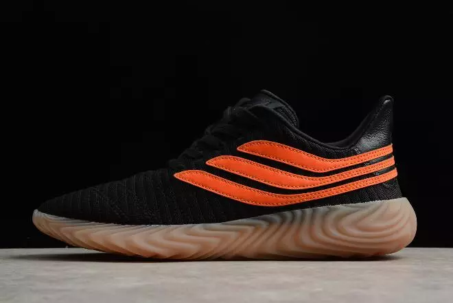 New Adidas Sobakov Black/Orange-Gum AQ1136 3 New Adidas Sobakov Black/Orange-Gum AQ1136
