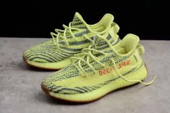 2018 Adidas Yeezy Boost 350 V2 Semi Frozen Yellow/Raw Steel/Red B37572 -Cheap Adidas Sambarose Store New adidas Yeezy Boost 350 V2 Semi Frozen Yellow Raw Steel Red 6