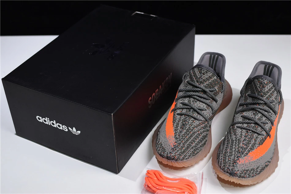 Adidas Sobakov 450 X Yeezy Boost 350 V2 "Beluga" Steel Grey/Solar Red-Gum DB1826 9 Adidas Sobakov 450 X Yeezy Boost 350 V2 "Beluga" Steel Grey/Solar Red-Gum DB1826 - Image 7